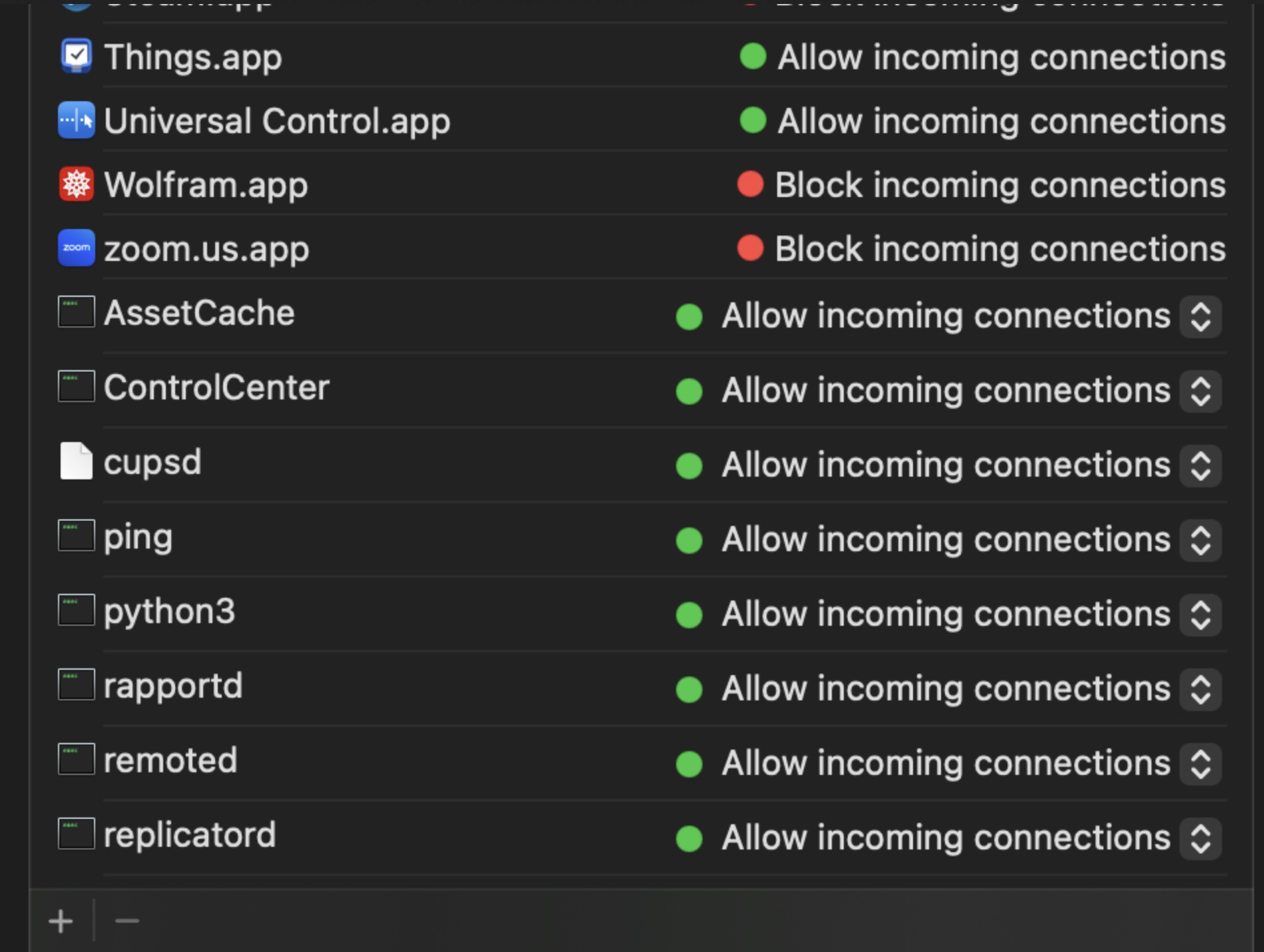 Sequoia Firewall Rules